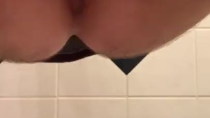 Solo male anal workout and CUM