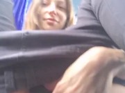 Talia Mint Naughty Public Bus Ride  Real Public 10/16