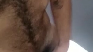 Wank at the bathroom mall