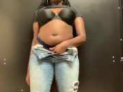 COLLEGE EBONY HAS PUBLIC ORGASM BETWEEN CLASSES 4/16
