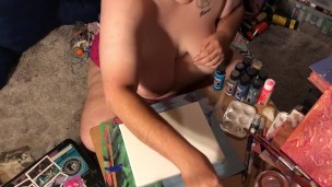 The Joys of Acrylic Painting with Boobs Ross — episode 5
