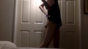Teen Femboy Teases You in Black Lace (POV)