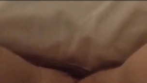Naughty teen listening to fucking next door