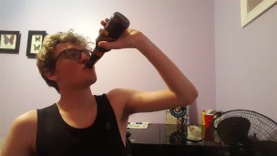 CRACKING A COLD ONE FOR PEWDIEPIE'S WEDDING (STRAIGHT DRAINED HER)