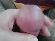 Tie with a string and masturbate