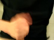 Student Boy Blasts Cum Over School Shirt