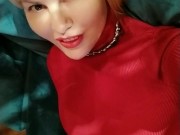 Public restaurant, a madly horny milf no panties in a short dress wants it 10/16