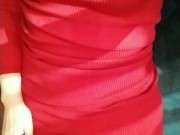 Public restaurant, a madly horny milf no panties in a short dress wants it 11/16