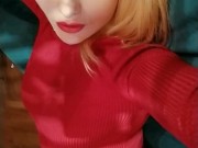 Public restaurant, a madly horny milf no panties in a short dress wants it 6/16