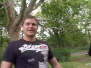 GERMAN SCOUT - TATTOO MODEL SNOWWHITE BEI ECHTEN STRASSEN CASTING GEFICKT 2/16