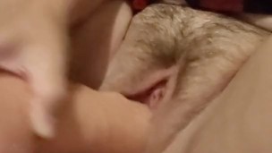 Horny pregnant MiLF squirting all over big toy!