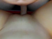 POV Fucking a Pretty Shaved Pussy on the Couch 13/16