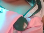 Jugando con mi dildo rico