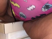 Daddy’s naughty girl couldn’t hold it