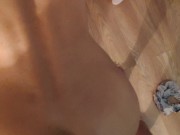 Fit Blonde Teen Has Quick Sex and Got Jizz on Her Sexy Abs - 4K 60fps 16/16