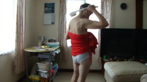 Rubbing My Body Sexy With A Shower Brush...In Red Sexy...LOOK At Me! :-)