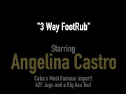 Latina Angelina Castro & Virgo Peridot Do Chocolate Footjob! 1/16