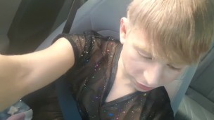 Daniel Hausser Pulls out dick & jerks off in an UBER