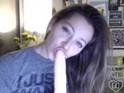 DaniDaniels(dot)com - Really Hot Dirty Talk POV With Dildo BJ 2/16