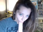 DaniDaniels(dot)com - Really Hot Dirty Talk POV With Dildo BJ 4/16