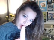 DaniDaniels(dot)com - Really Hot Dirty Talk POV With Dildo BJ 5/16