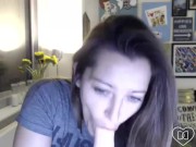 DaniDaniels(dot)com - Really Hot Dirty Talk POV With Dildo BJ 9/16