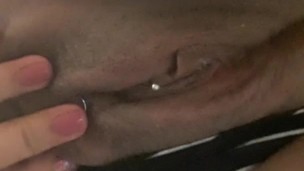 I show my big pussy until it squirt while I'm in a public restroom