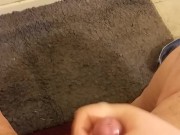 Fat guy cums before bed  - Screenshot 12 of 16 - Small Cock