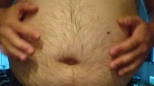 Chubby gainer belly play