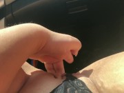 PUBLIC SQUIRTING ALL OVER DASHBOARD ON BUSY STREET 16/16