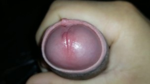 Precum while playing with my Dick