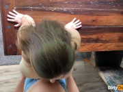 hard pounding makes her moan and whimper - amateur couple fucks on a table 1/16