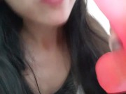 Teaser-Sucking a dildo while getting fucked 11/16