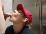 Heaher Kane grabs a Creampie in Public Casino Bathroom 1/16