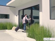 LoveHerFeet - Seductive Blonde With Big Tits Gets Pounded By French Stud 1/16