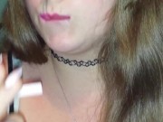 Sexy slut smokes for you 