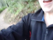 Public Trail Piss In Broad Daylight 9/16