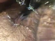Bbw pussy play in tub