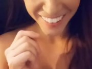 Showing off big tits