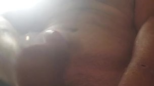 Standing jerking off