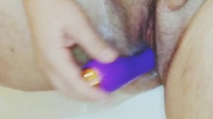 Squirting and cumming in the shower