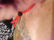 Anal plugging 101 I do her she does me. Rim job, cumshot with toys and DP 4/16