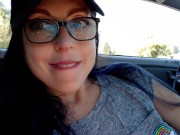 Having A Piss Out Of My Car Along The Country Road 6/16