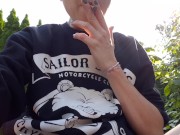Smoking  and Casually Wetting My Panties In The Grass 3/16
