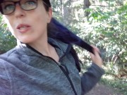 Desperate Public Pants Wetting On The Main Path 16/16