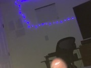 Solo white male masterbation