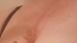Sloppy Dripping FudgePop on HUGE natural tits
