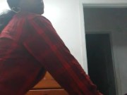 Bbw in checkered shirt and no panties 11/16