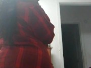 Bbw in checkered shirt and no panties 6/16