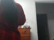 Bbw in checkered shirt and no panties 7/16